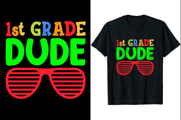 1st-Grade Dude Back to School: A Fun and Versatile Design for Kids and Educators