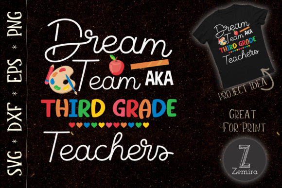 A Designer's Guide to Dream Team Third Grade Back to School Assets