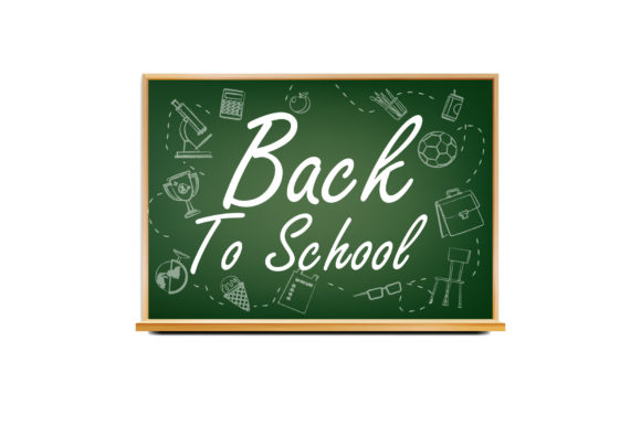 Back to School Banner Design Vector