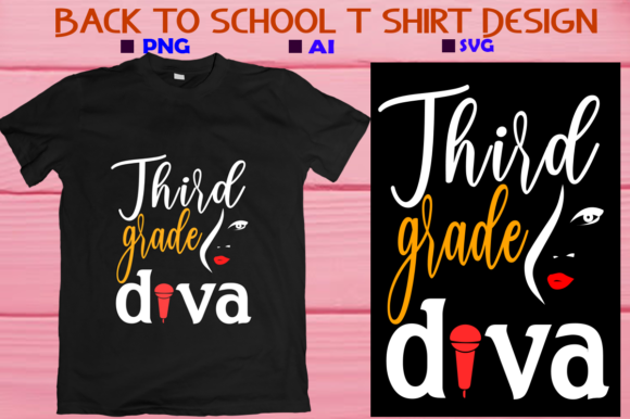 Back to School T-Shirt Ideas: What a Third Grade Diva Design Really Offers