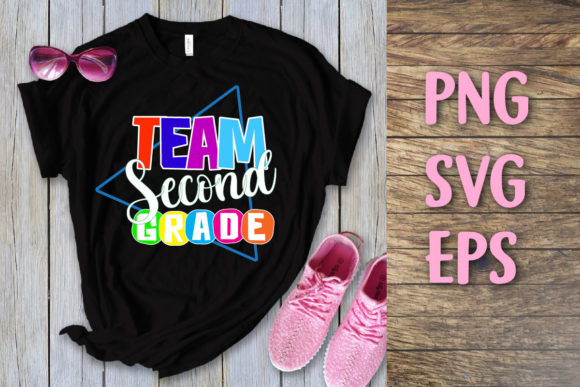 Back to School Team 2nd Grade SVG: A Versatile Design for Print-on-Demand